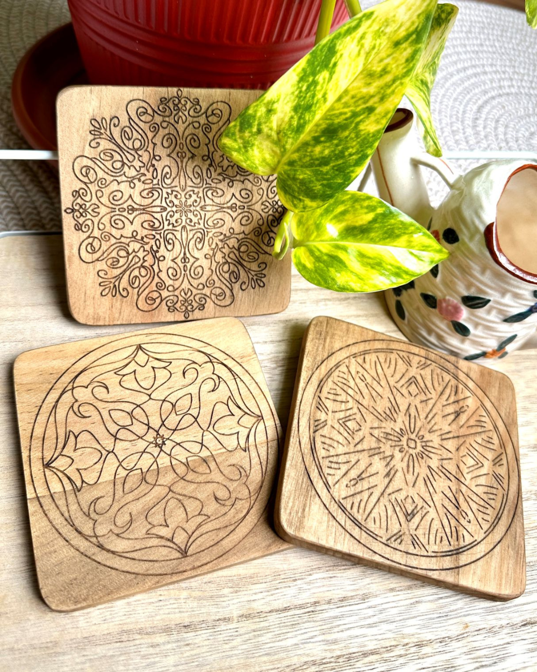 “Nomadic Trio” Coasters