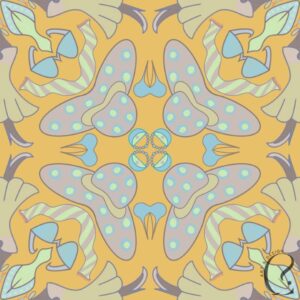 “Citrus Swing” - Digital Pattern - Beach and Summer Fashion hand drawn design
