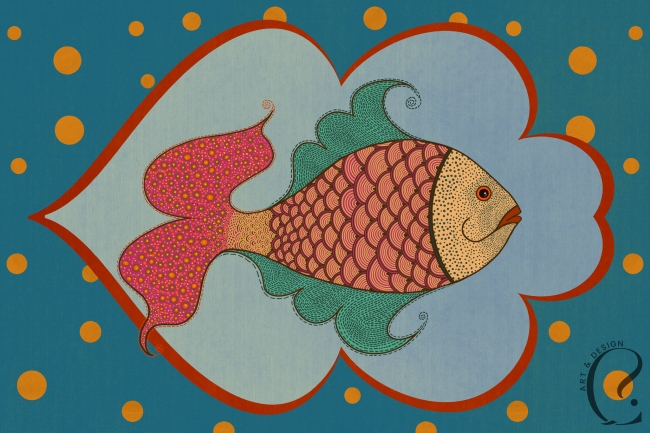 Folk Fin Funk_Digital Wall Art